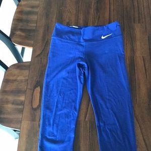 Nike Dri-Fit Royal blue leggings - size M